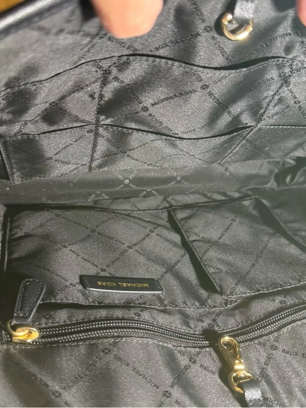 Michael Kors saffiano leather tote purse